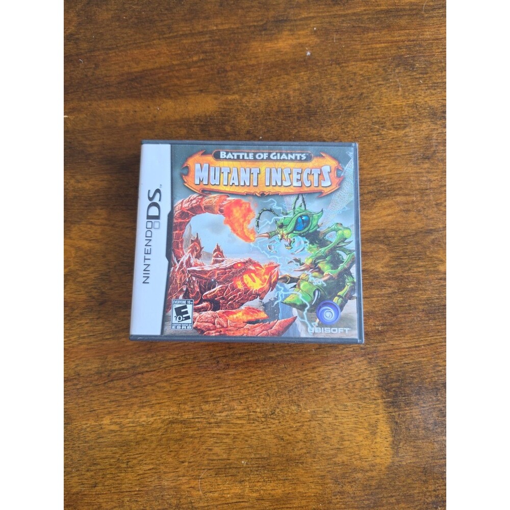 Battle of Giants Mutant Insects Nintendo DS CASE & MANUAL ONLY No Game 2010